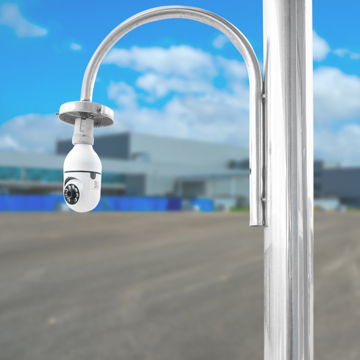 Camera de supraveghere smart-bulb PTZ, WIFI 2.4G 1080P, tip bec E27 cu senzor de miscare si aplicatie iCSee Breckner Germany